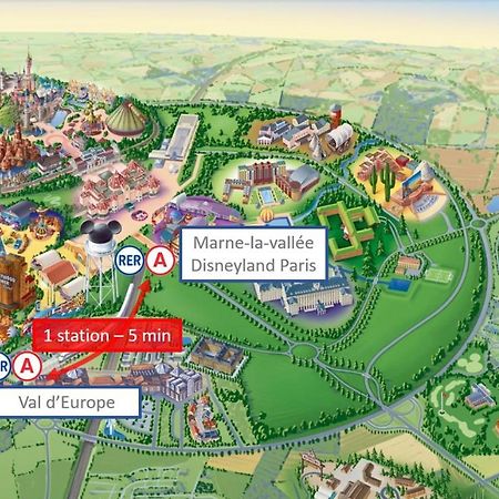 Studio Art - Shopping Center And Train Station 500M - Disneyland Paris 5Min Montévrain Exterior photo